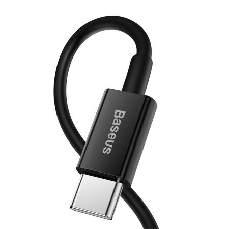 Кабель USB-C BASEUS Superior Series Fast Charging, Type-C - Lightning, 20W, 1 м, черный - 4