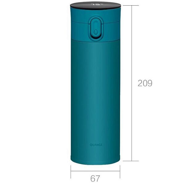 Термокружка с дисплеем Youpin Quange Thermos Flask BW200 400ml (Green) - 4