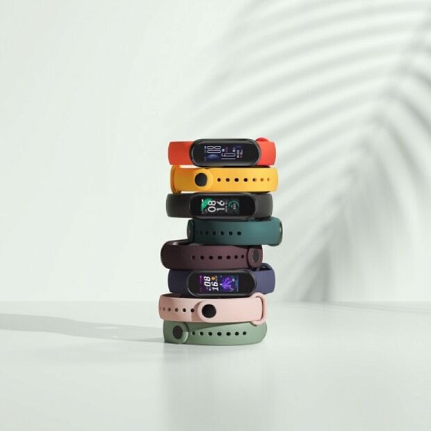 Фитнес-браслет Xiaomi Mi Band 5 NFC Edition (Light Green/Светло-Зеленый) - 4