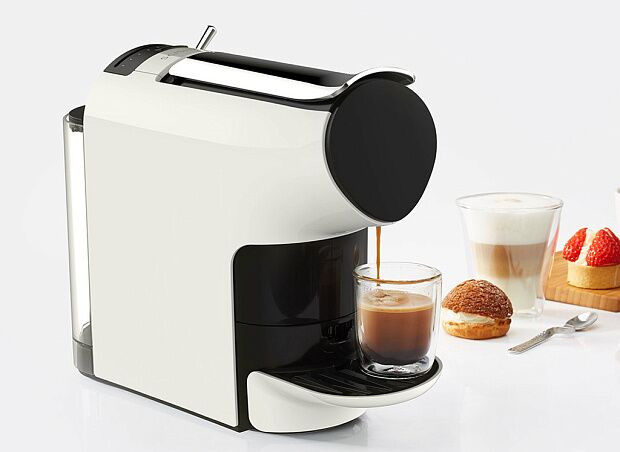 Кофемашина Scishare Capsule Coffee Machine S1103 (White/Белый) - отзывы владельцев - 3