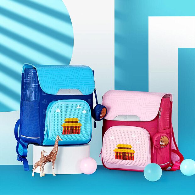 Xiao Xun Children's Insufficient Positioning Schoolbag Regular Version (Blue) - 2