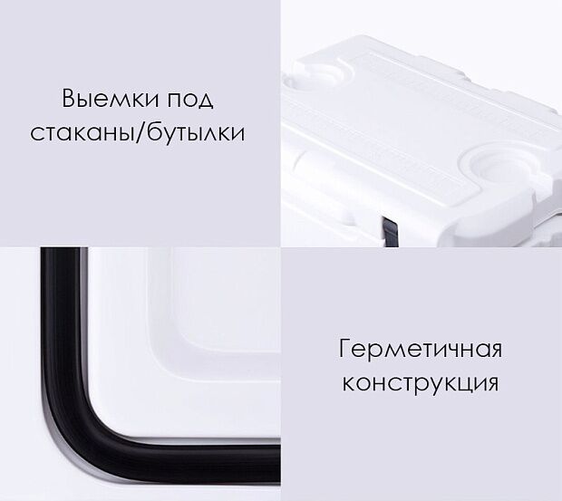 Автохолодильник изотермический Leao Car Refrigerator 25QT (White/Белый) - 6
