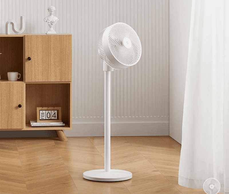 Дизайн умного вентилятора Xiaomi MIJIA Smart DC Variable Frequency Standing Fan 