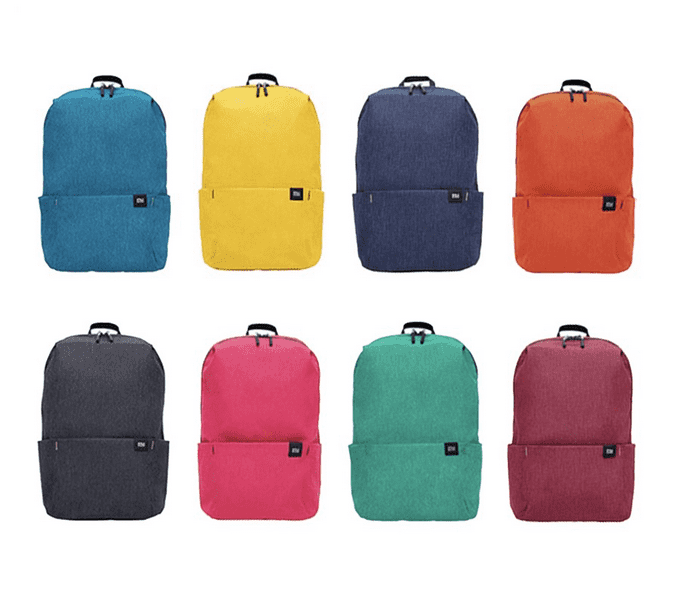 Цветовая гамма рюкзака Xiaomi Colorful Mini Backpack 