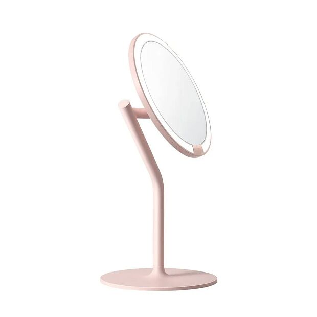Зеркало косметическое AMIRO Mini 2 Desk Makeup Mirror Pink AML117 (розовое) - 1