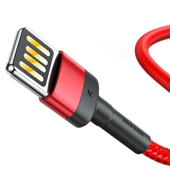 Кабель USB BASEUS Cafule, USB - Lightning, 1.5А, 2 м, красныйкрасный - 4